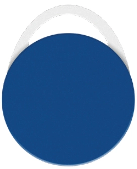 Plastikowy brelok RFID - kolor niebieski